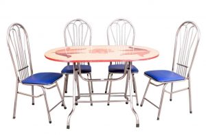 bàn ghế inox cao cấp cho phòng ăn