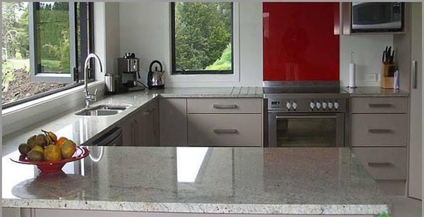 Tủ bếp inox mặt đá Granite
