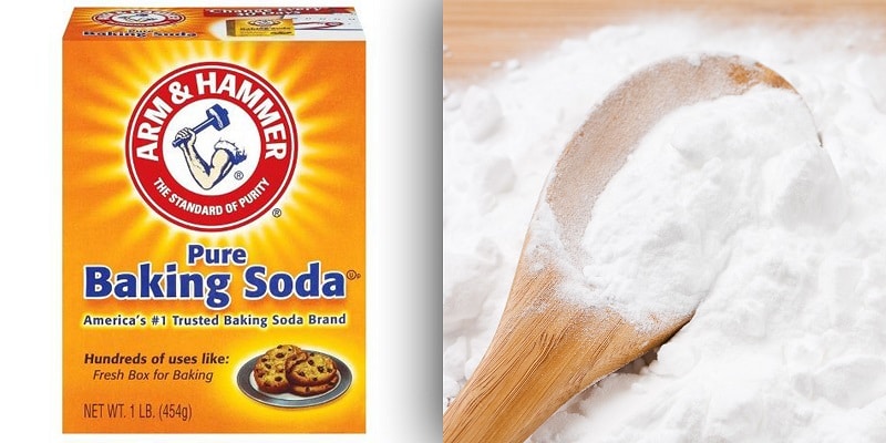 Làm sạch tủ bếp inox bằng baking soda vô cùng đơn giản và quen thuộc.