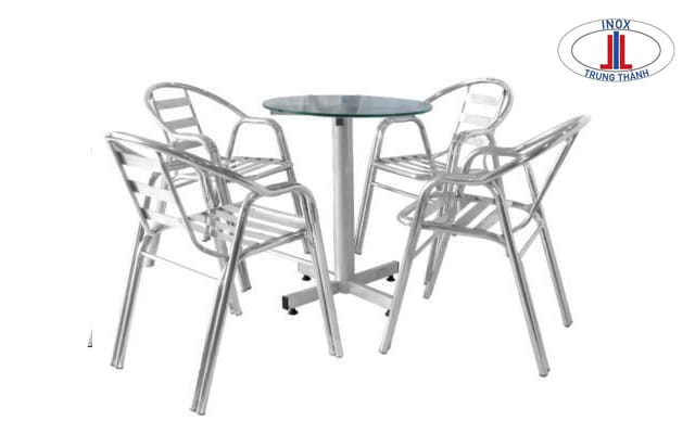 bàn ghế inox giá rẻ