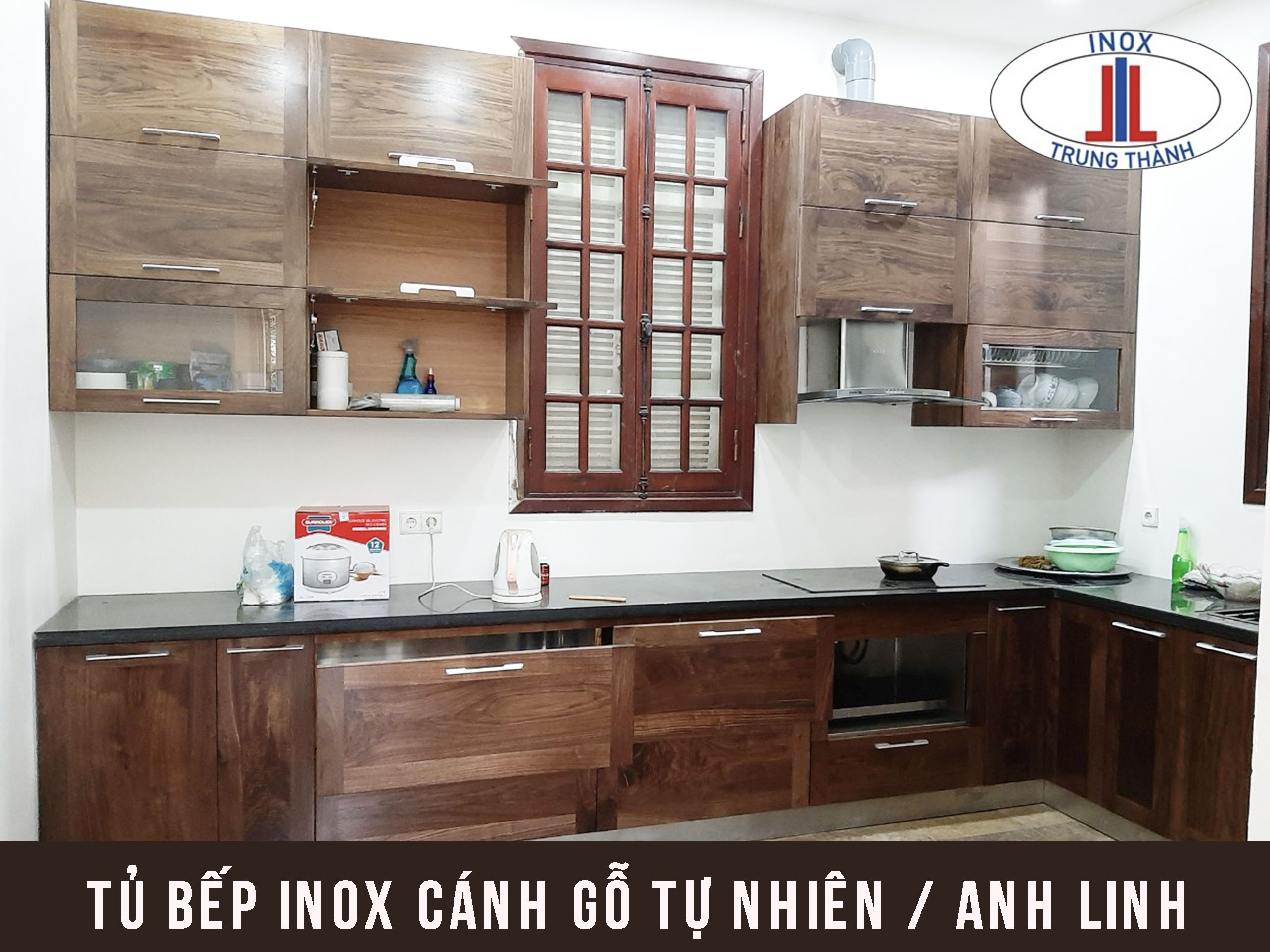 tủ bếp inox
