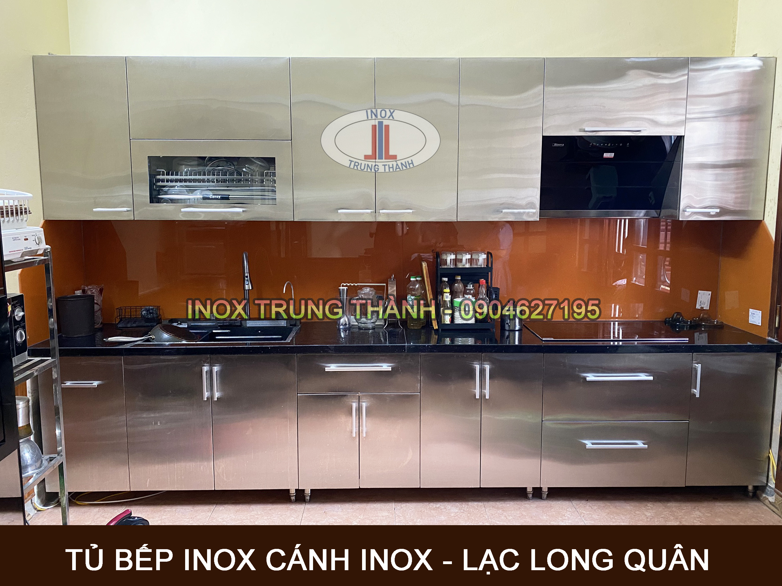 Tủ bếp inox