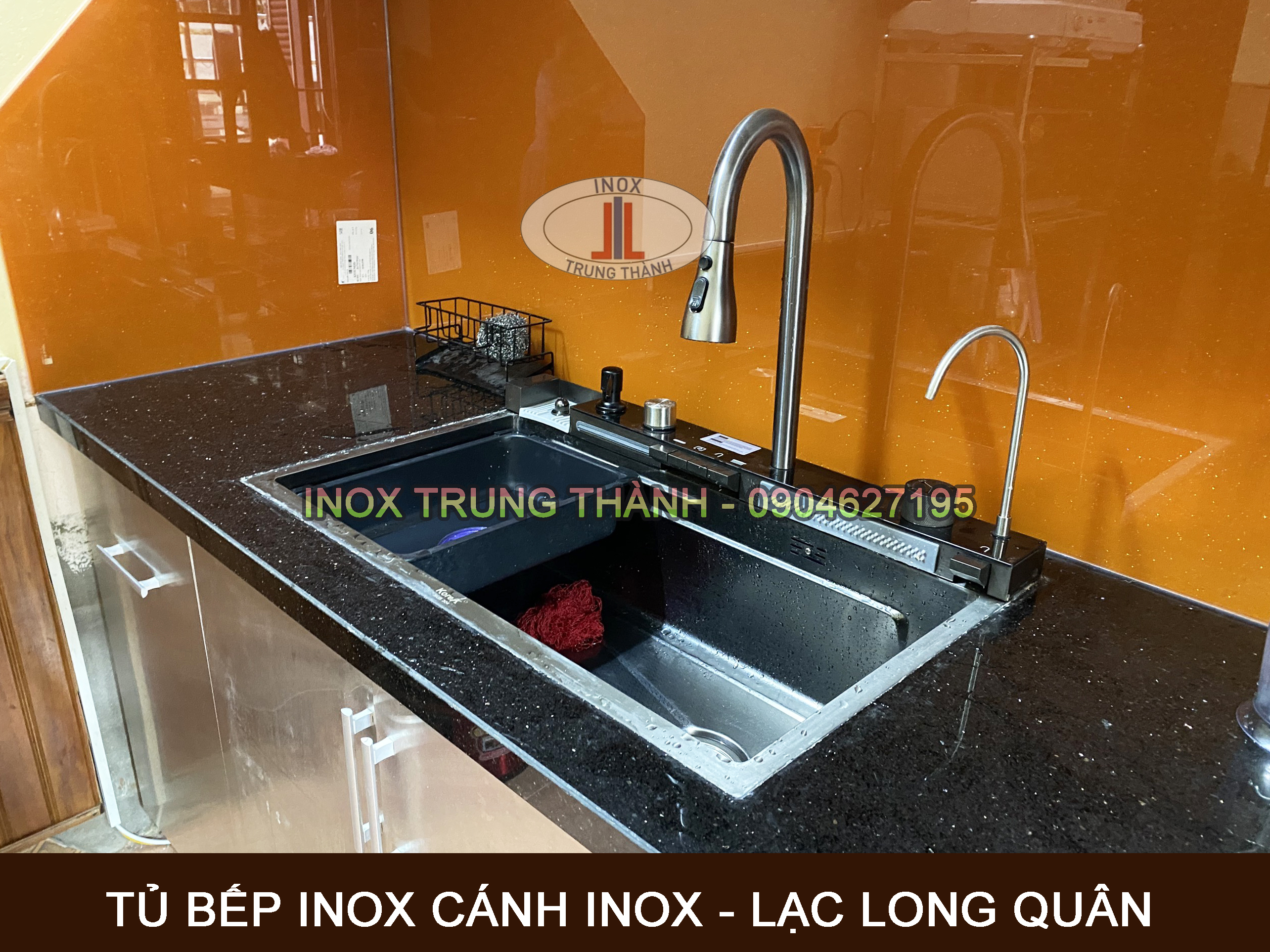 tủ bếp inox