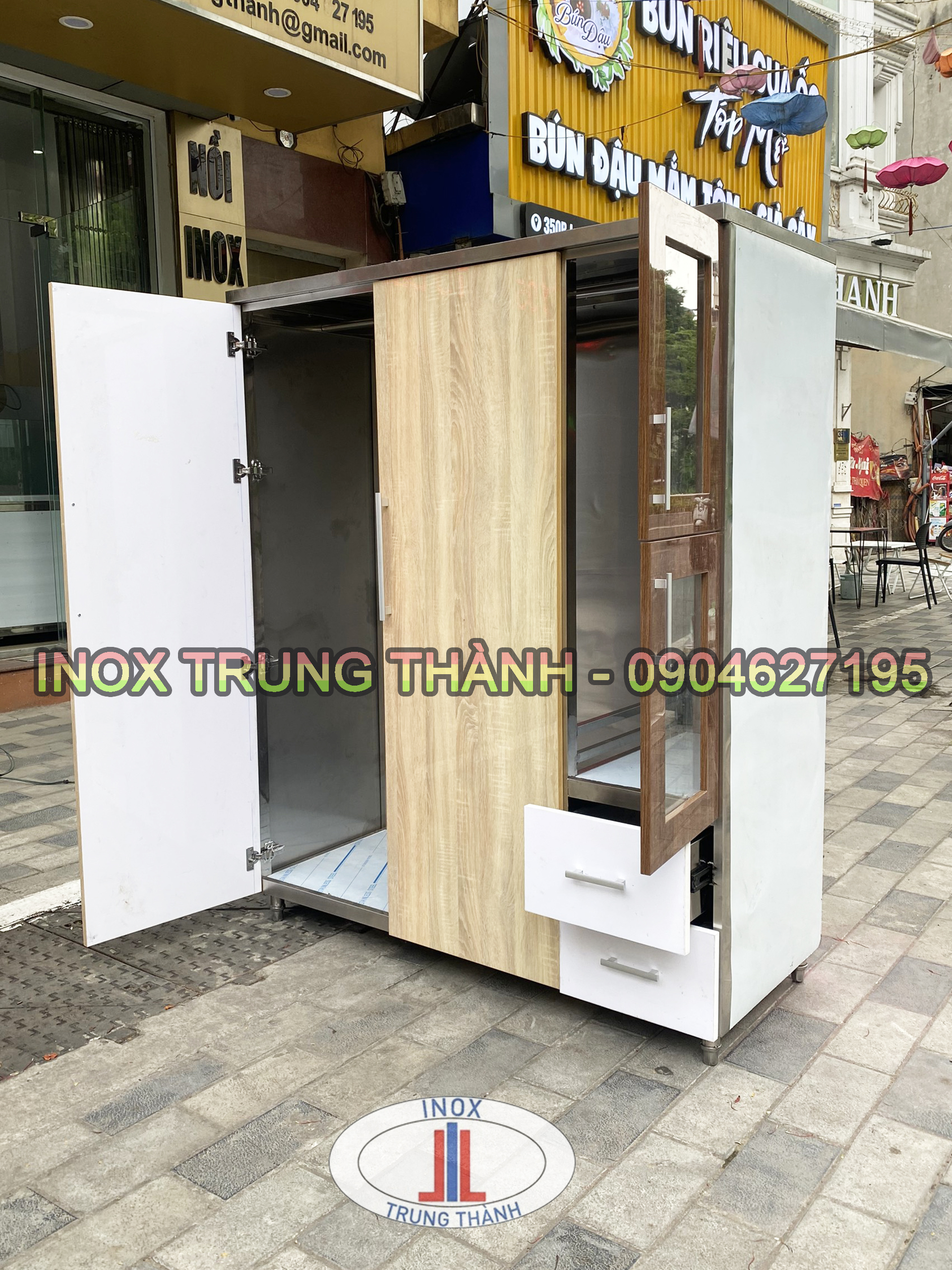 tủ quần áo inox 304