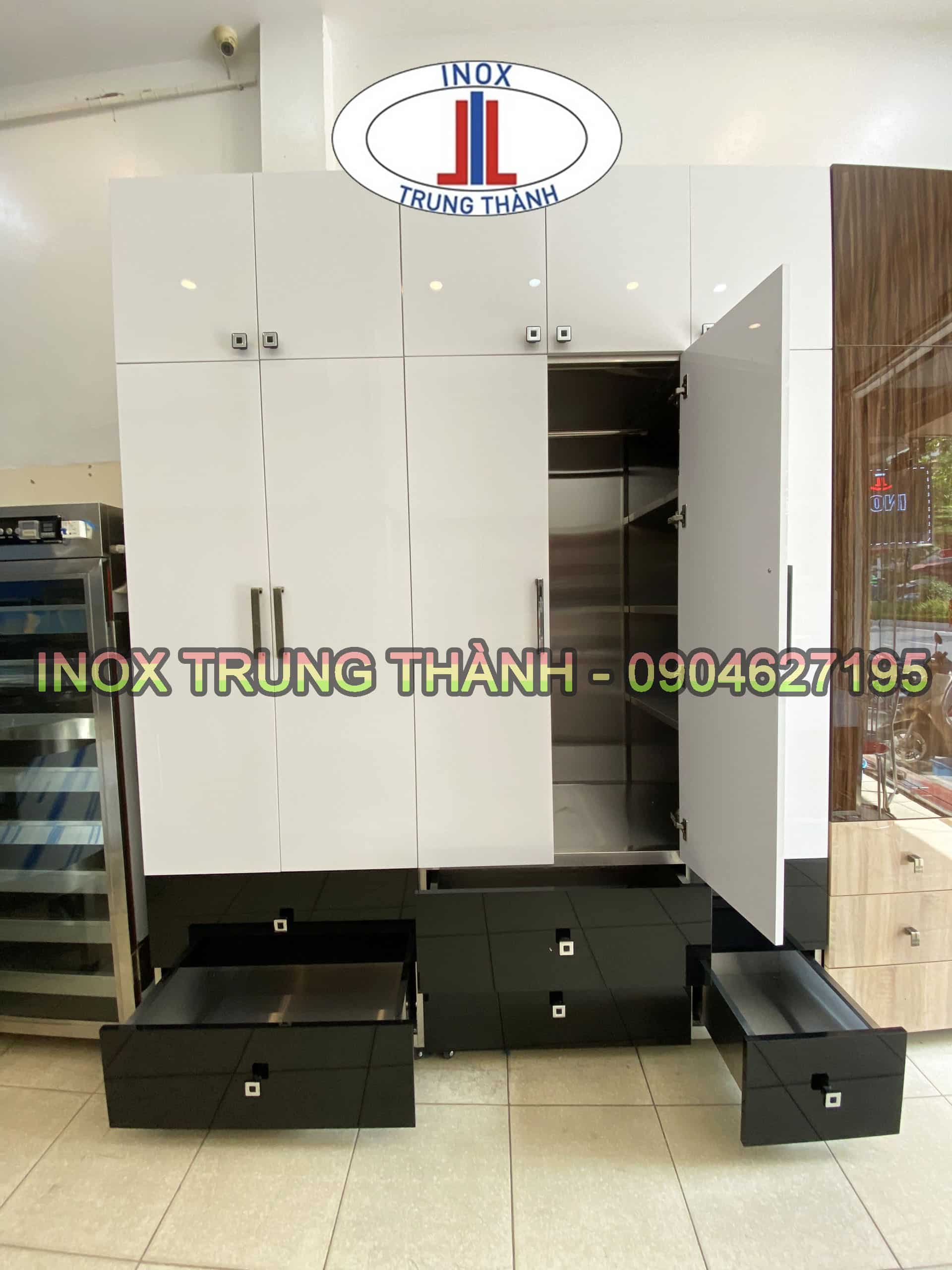 tủ inox đựng quần áo