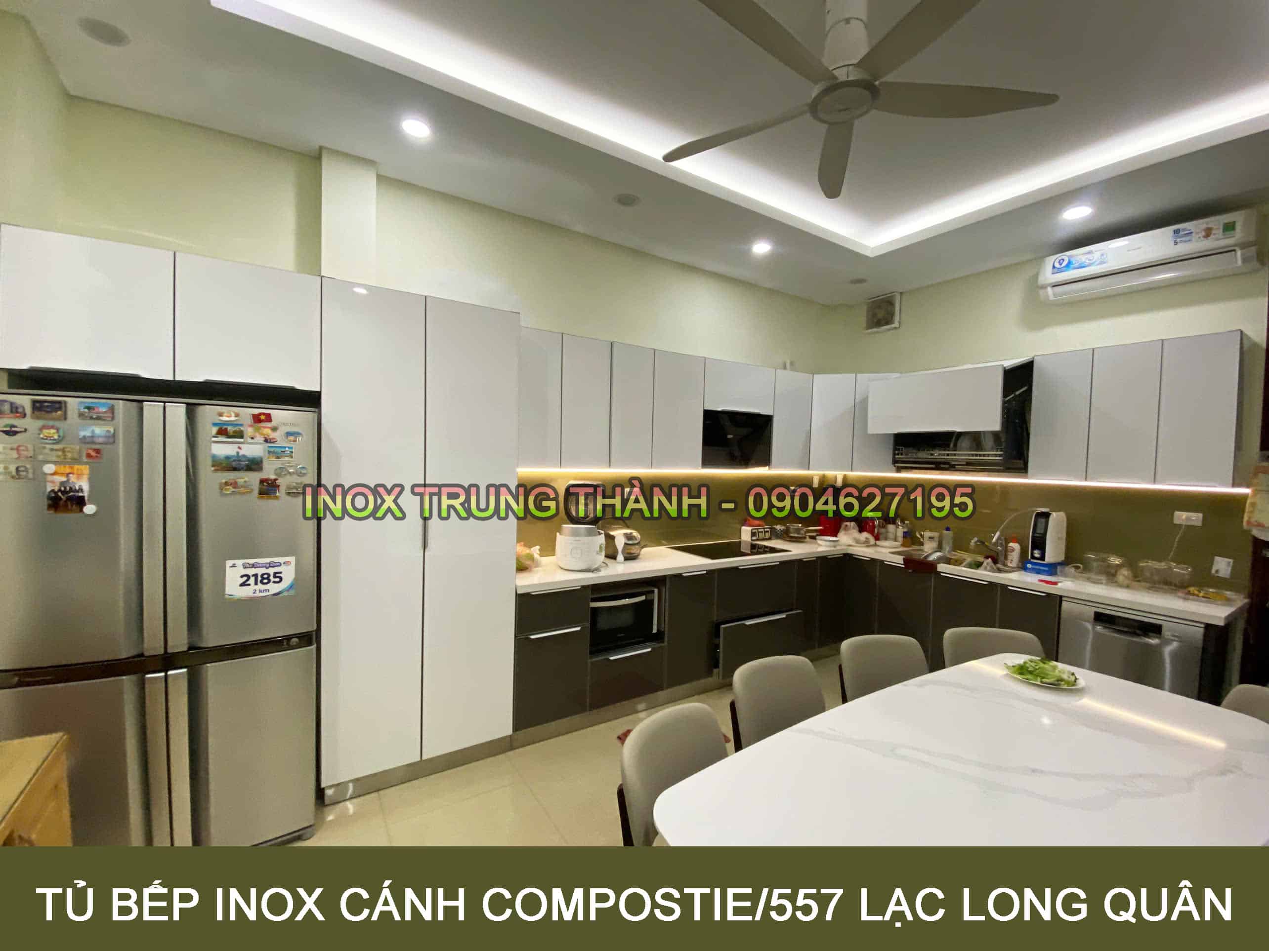 tủ bếp inox