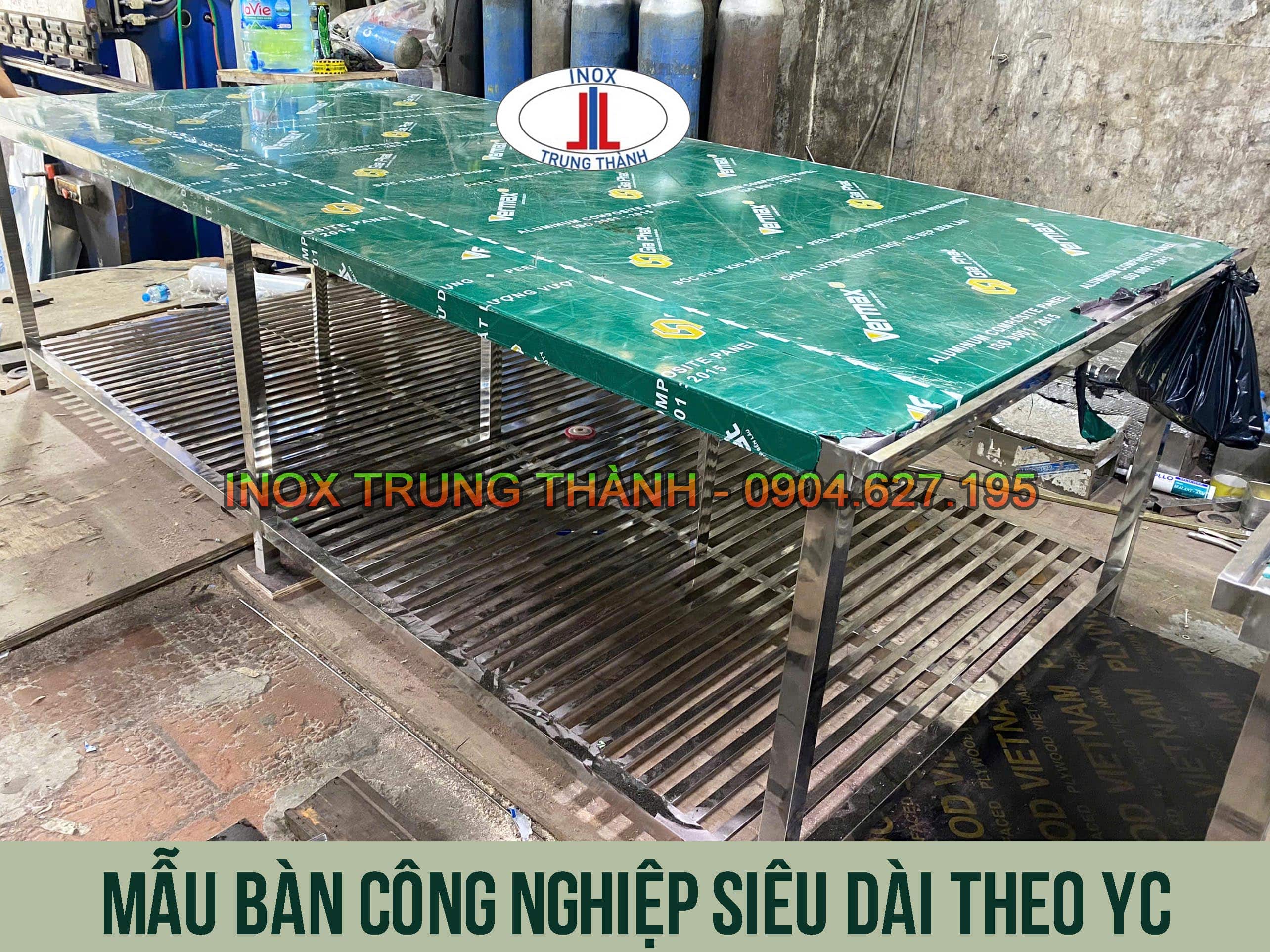 Bàn inox gia công tại đơn vị uy tín - chất lượng