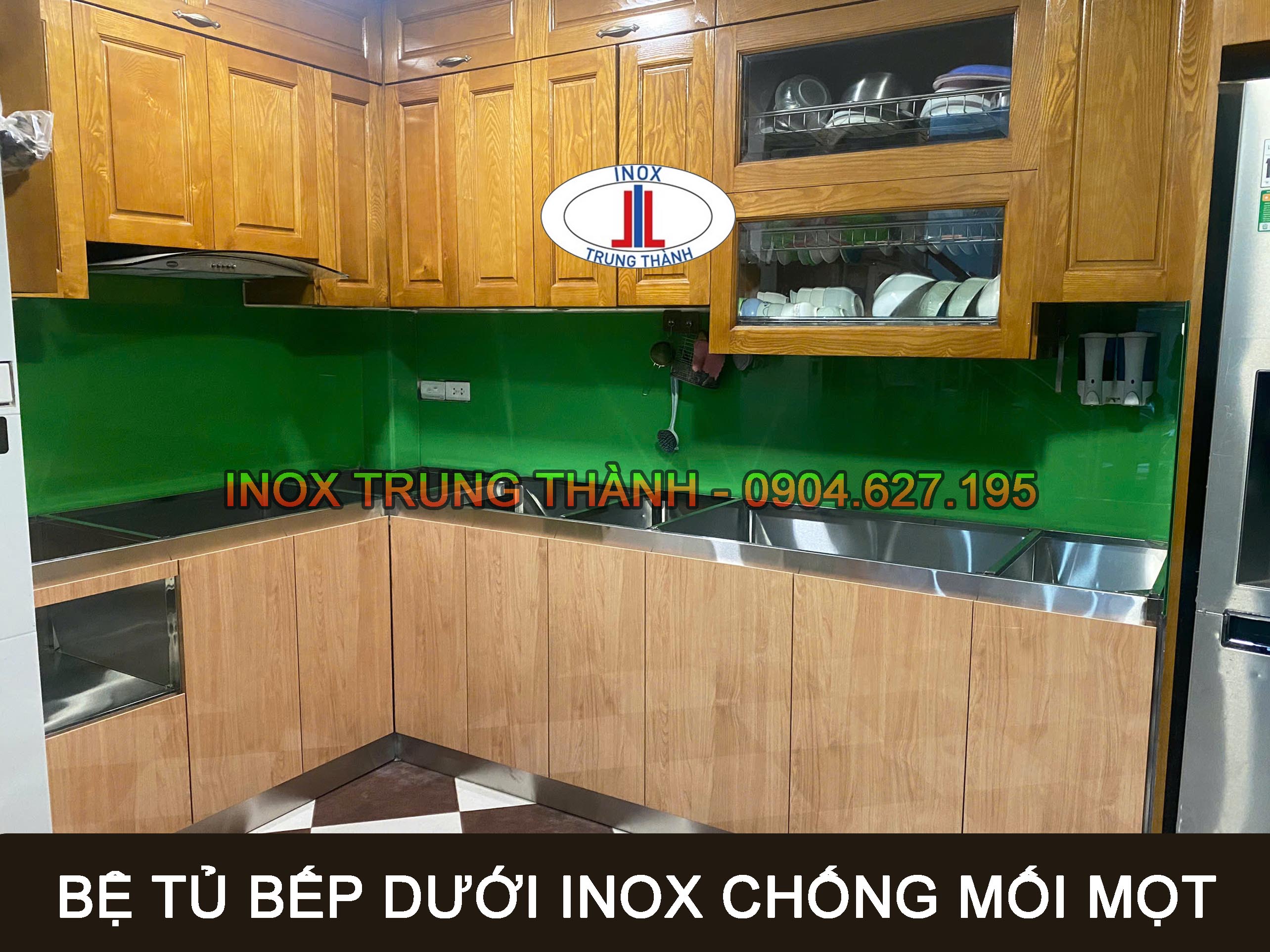 tủ bếp inox