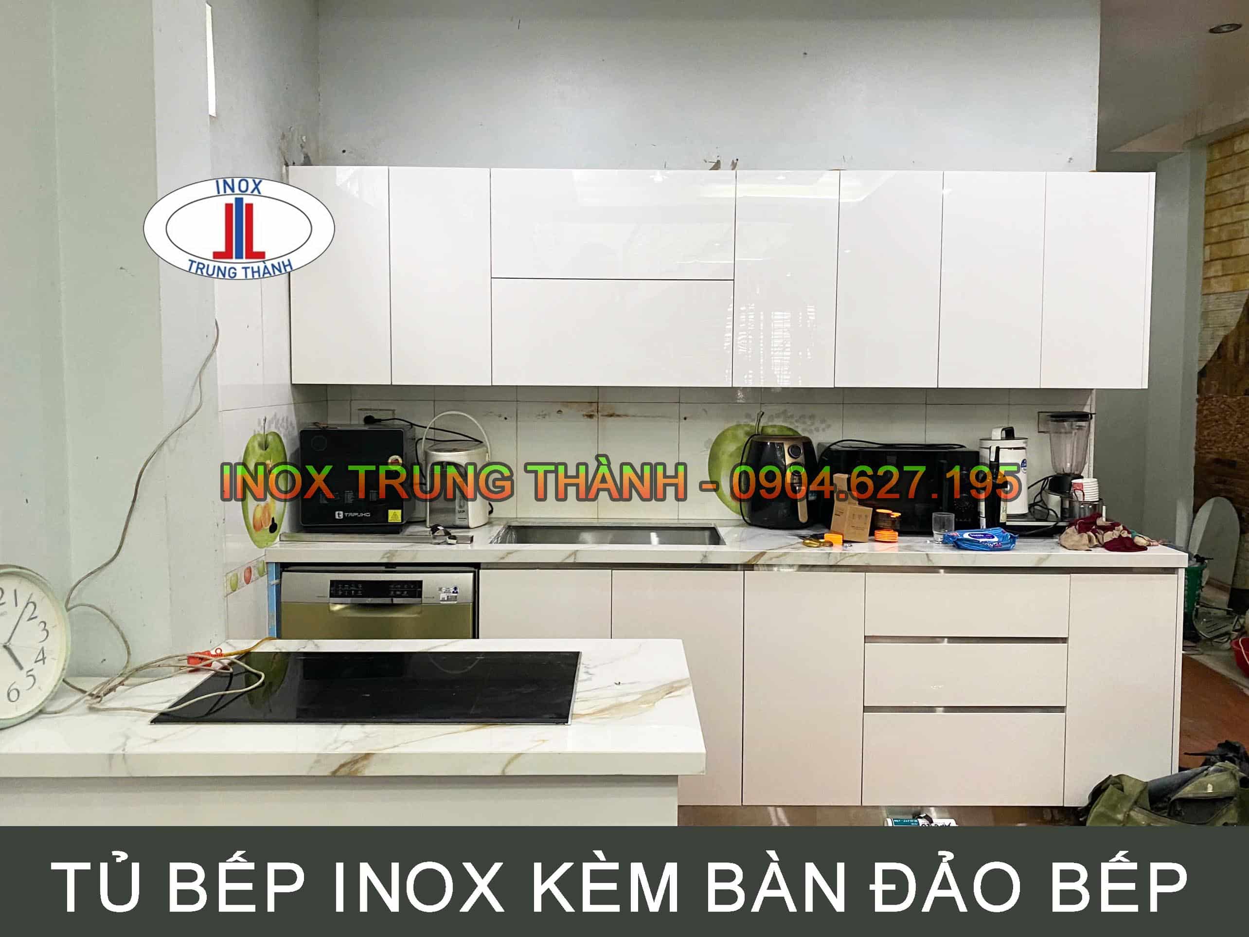 tủ bếp inox