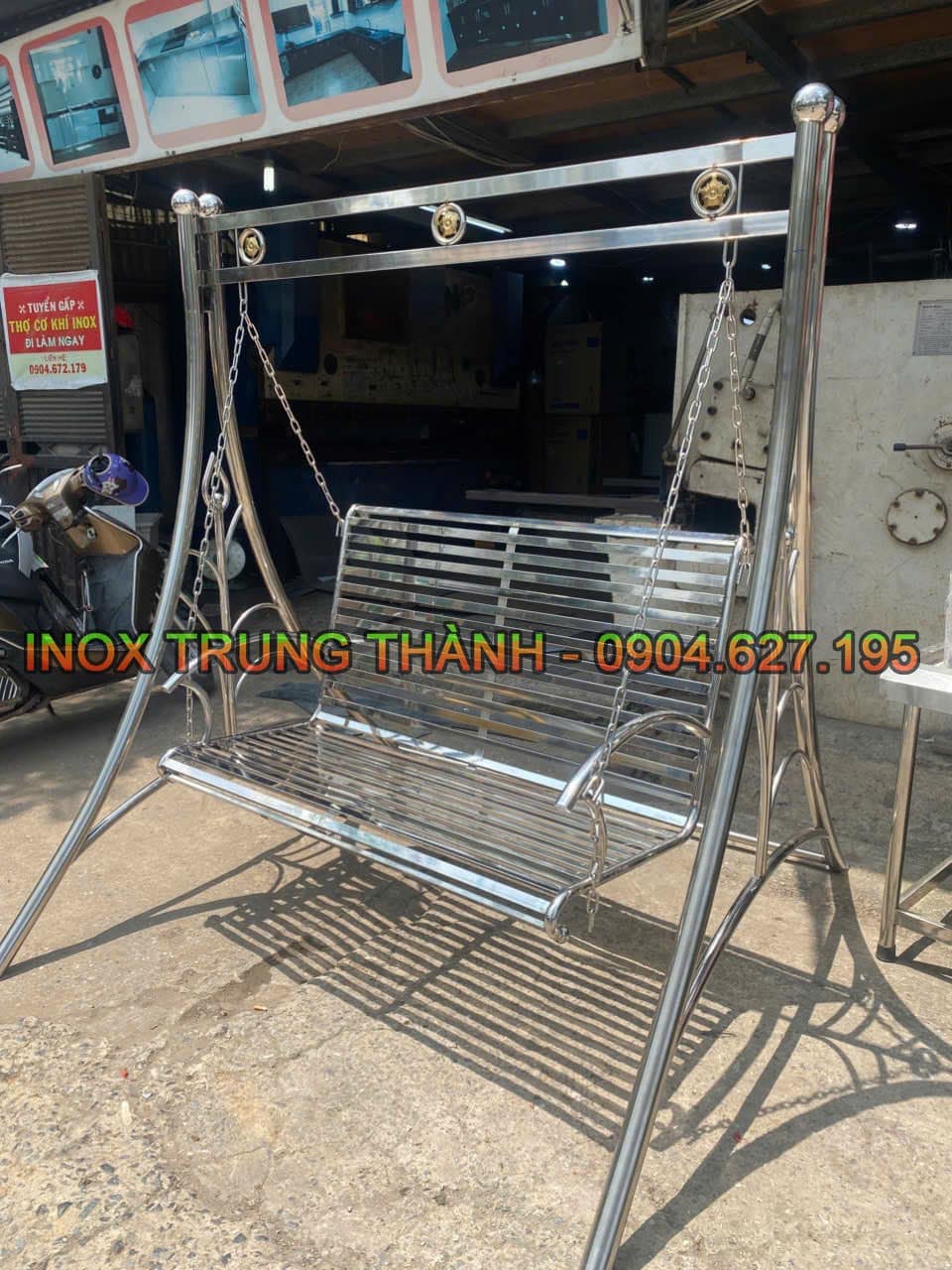 xích đu inox